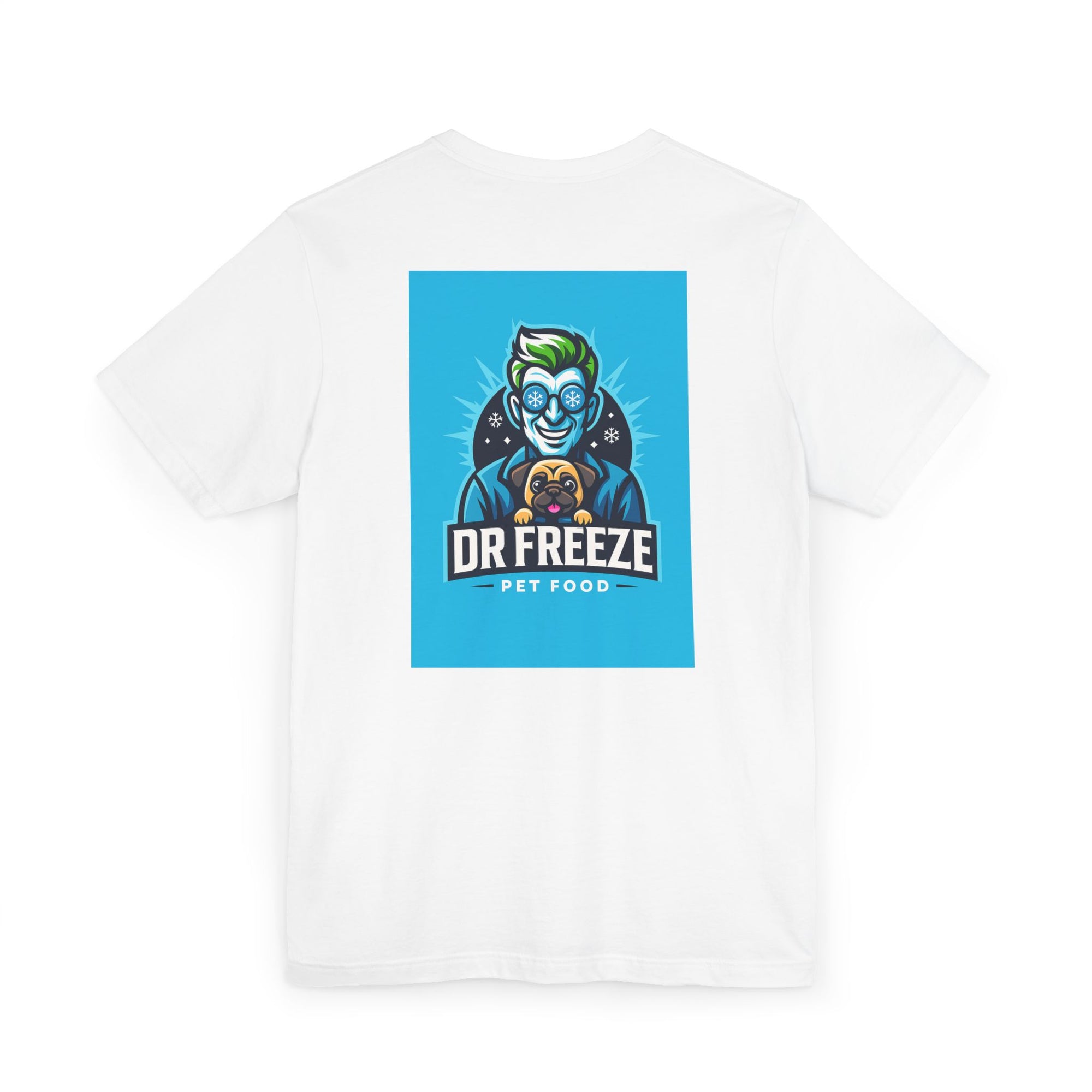 Dr Freeze Pet Food T-Shirt — Retro Logo Tee for Pet Lovers