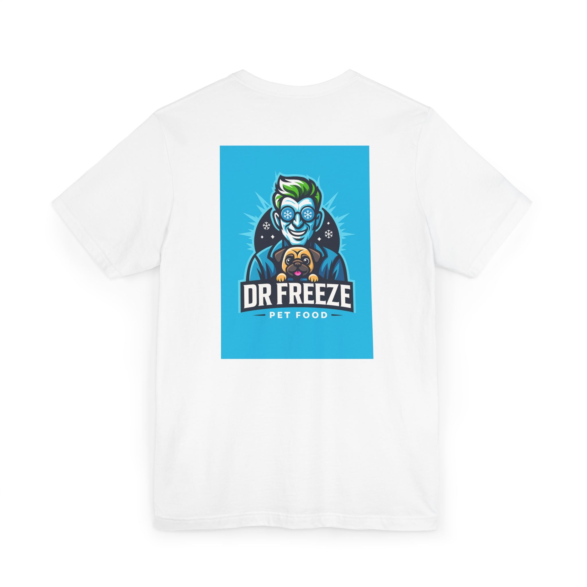 Dr Freeze Pet Food T-Shirt — Retro Logo Tee for Pet Lovers