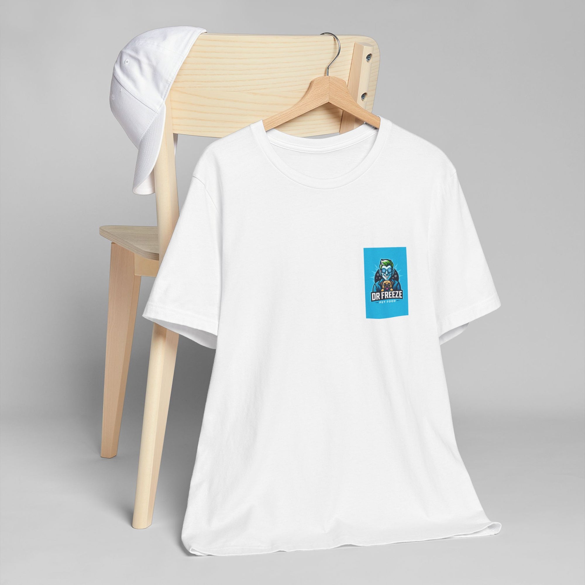 Dr Freeze Pet Food T-Shirt — Retro Logo Tee for Pet Lovers