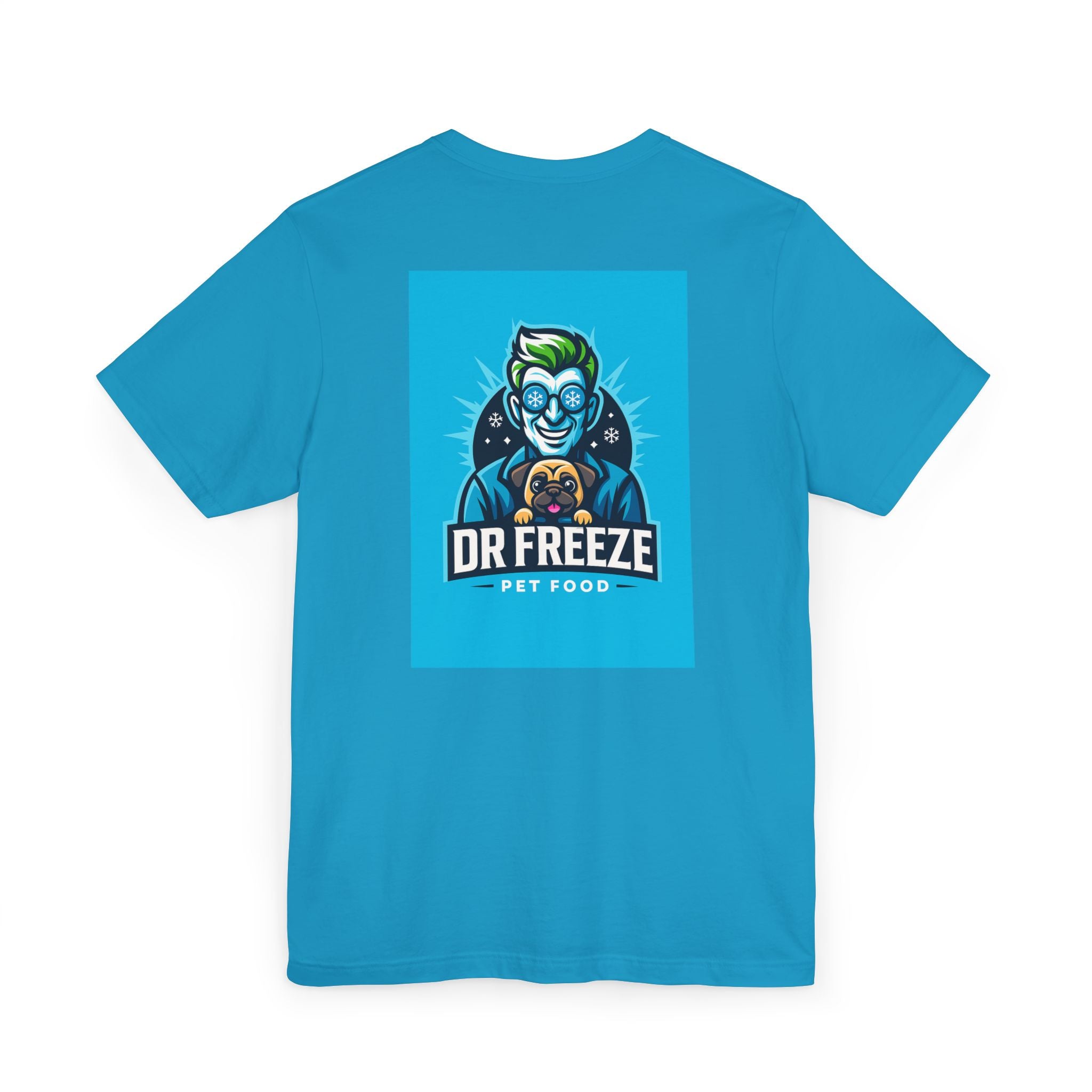 Dr Freeze Pet Food T-Shirt — Retro Logo Tee for Pet Lovers