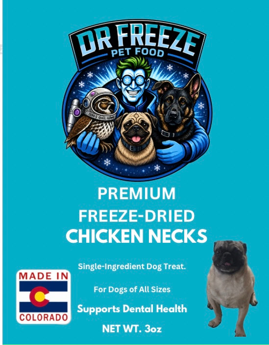 Freeze Dried Chicken Necks Dr Freeze Foods and Snacks