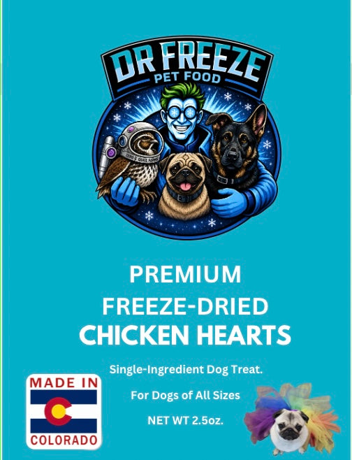 Freeze Dried Chicken Hearts Dr Freeze Foods and Snacks