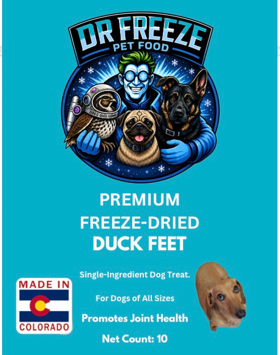 DR Freeze - Freeze Dried Duck Feet Dr Freeze Foods and Snacks