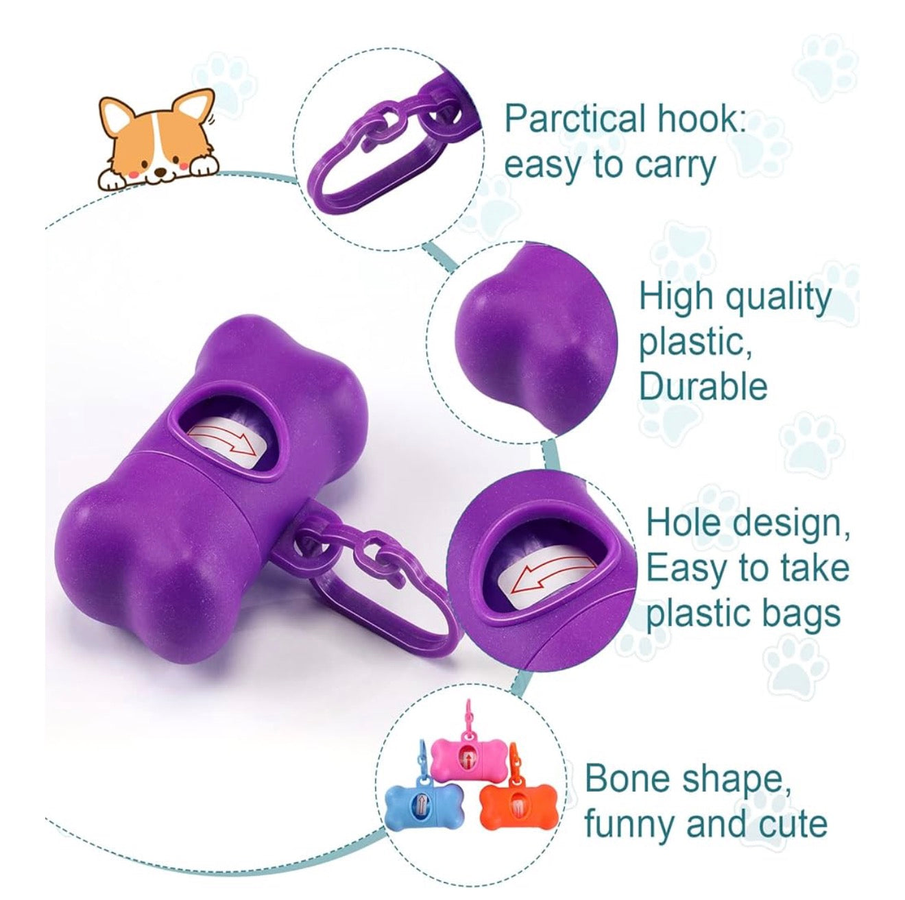Bone Shaped Dog Poop Bag Dispenser Dr Freeze Foods and Snacks
