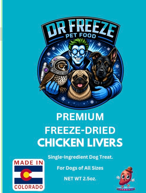Freeze Dried Chicken Liver Pet Treats Dr Freeze Foods and Snacks