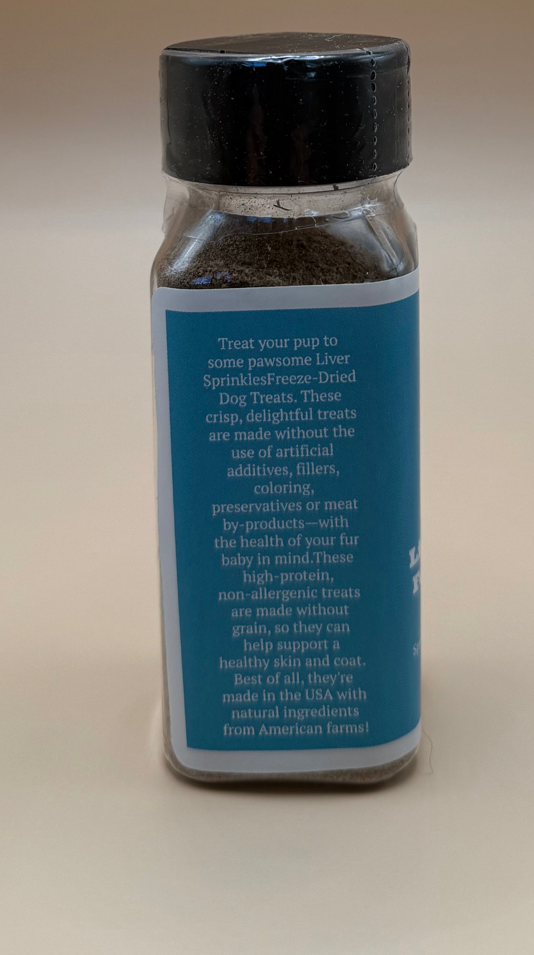 Liver Sprinkles - Food Enhancer. Two flavors. Beef and Chicken