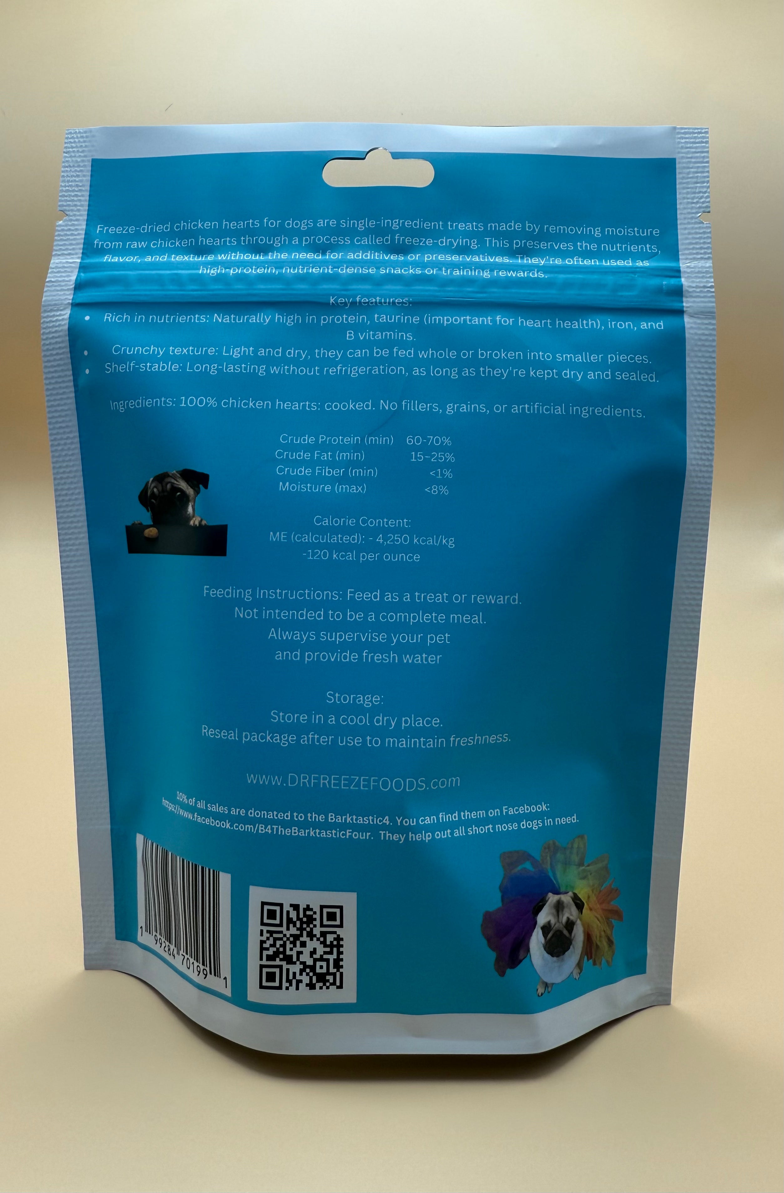 Freeze Dried Chicken Hearts