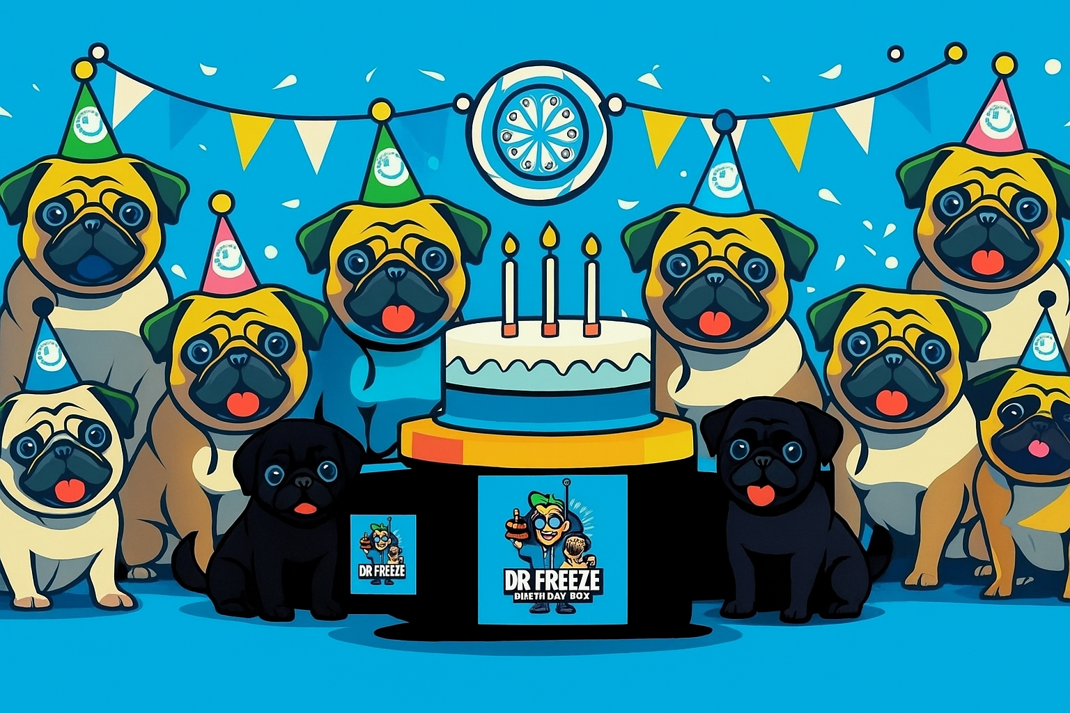 DR Freeze Birthday PUP Box Dr Freeze Foods and Snacks