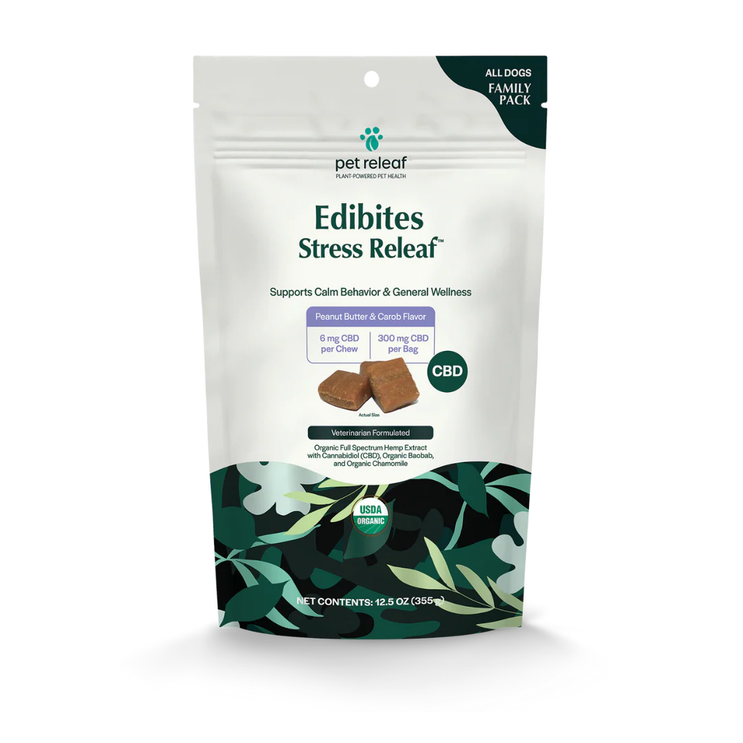 Stress Releaf CBD Edibites For Dogs – Peanut Butter Dr Freeze Foods and Snacks