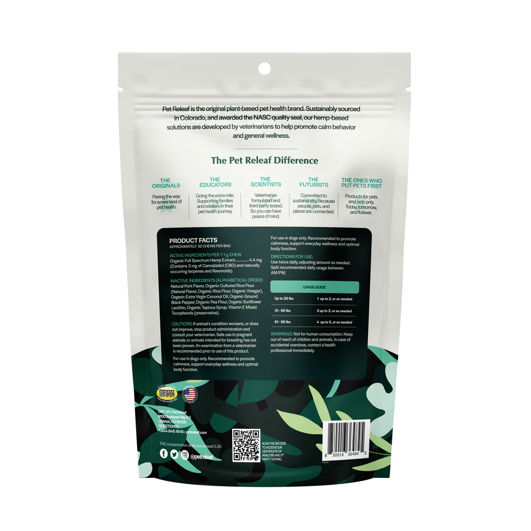 Stress Releaf CBD Edibites For Dogs – Bacon Dr Freeze Foods and Snacks