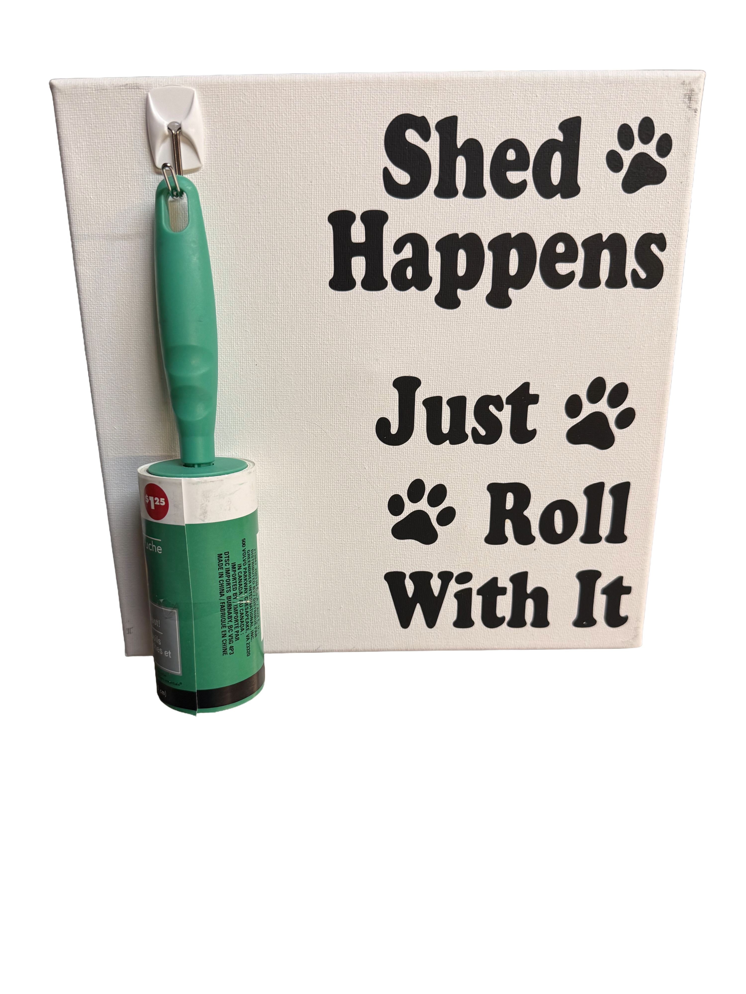 Shed Happens w/lint roller Dr Freeze Foods and Snacks
