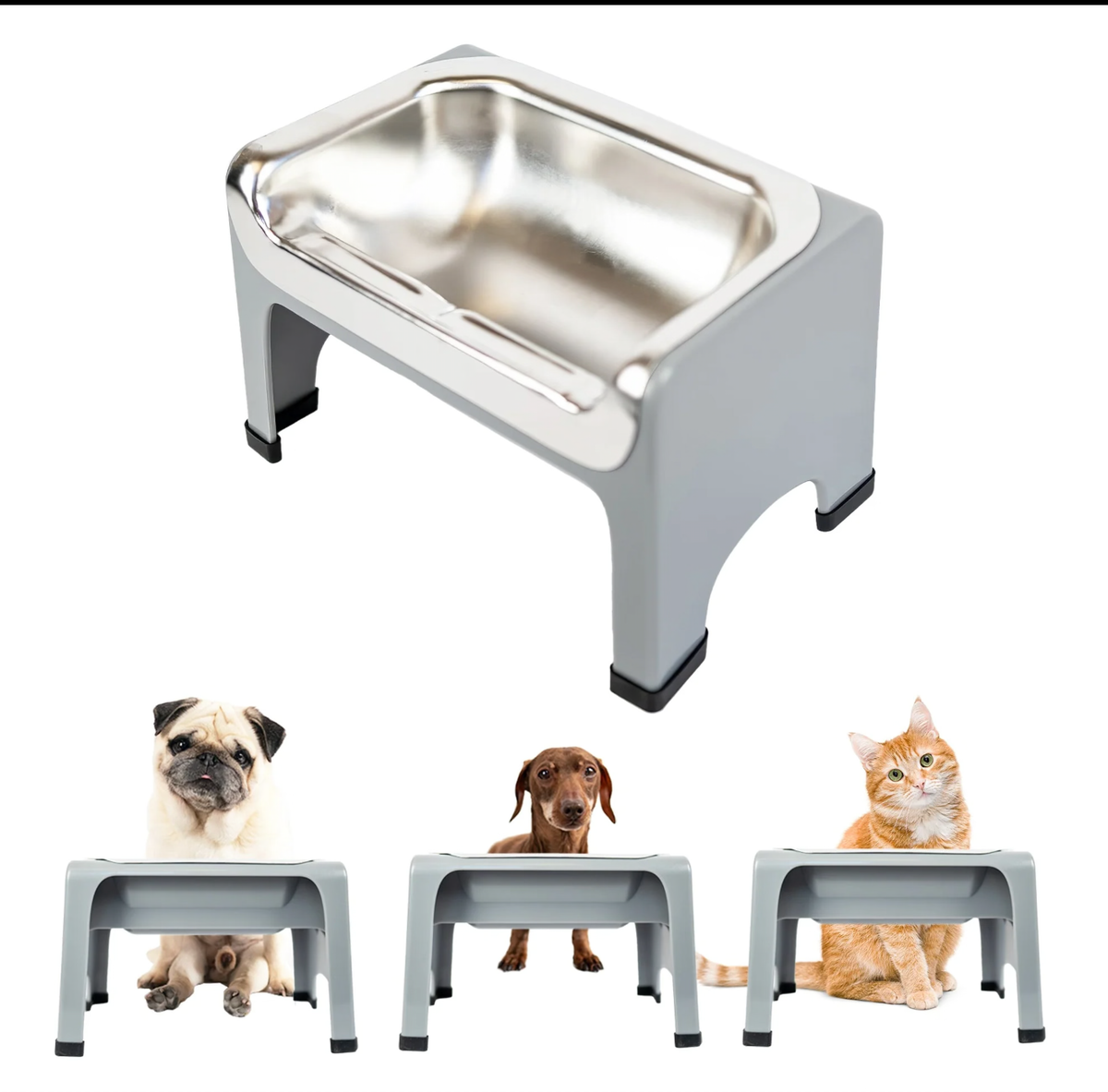 Fluff Trough Feeder -Stainless Steel Dr Freeze Foods and Snacks