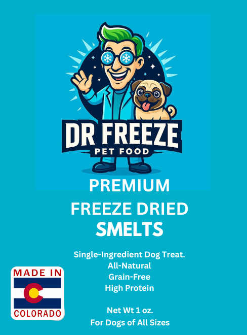 Freeze Dried Smelts 1oz bag Dr Freeze Foods and Snacks